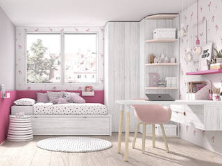 Dormitorios Infantiles: Muebles, Decoración, Ahorro de Espacios y Más, ROS1 ROS1 ห้องนอน