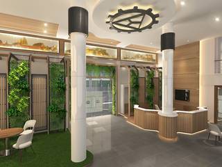 Charoenchai Transformer Office, Modernize Design + Turnkey Modernize Design + Turnkey Commercial spaces لکڑی Brown