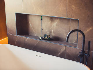 Exclusieve badkamer met een warme uitstraling!, De Eerste Kamer De Eerste Kamer Classic style bathroom Tiles