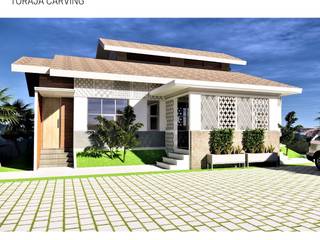 SN HOUSE, BujurSangkar Architect BujurSangkar Architect Modern Evler