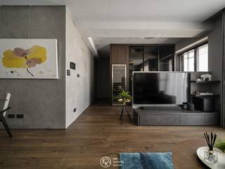 Residence | Kaohsiung 森鄰 梁宅, E&K宜客設計 E&K宜客設計 Modern living room