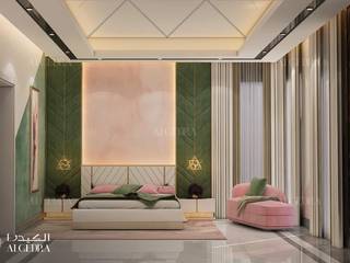 Master bedroom design in Dubai, Algedra Interior Design Algedra Interior Design Bedroom