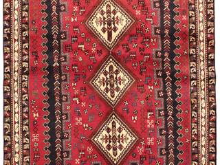 Personalizzare una casa moderna con il classico tappeto rosso: il tappeto Persia Afshar cm.160x243 in lana annodato a mano, Persian House Persian House Підлоги Бамбук Червоний