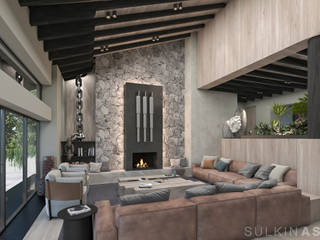 Casa Avandaro , Sulkin Askenazi Sulkin Askenazi Modern living room
