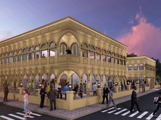 Barre Shopping Complex, Ravi Prakash Architect Ravi Prakash Architect Ticari alanlar Demirli Beton