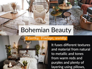 Bohemian Beauty “earthy, vintage, and worldly homify Eclectic style living room