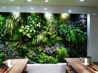 Végétaux Naturels / Mur Végétal Intérieur (Restaurant), Vertical Flore Vertical Flore Murs & Sols classiques