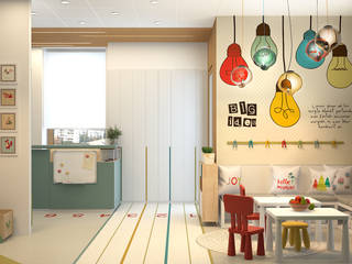 Медицинский реабилитационный центр для детей, Дизайн - студия Пейковых Дизайн - студия Пейковых Espaços comerciais
