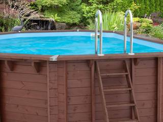 Piscinas De Madeira, Nortepool Nortepool Tropical style garden Wood Wood effect