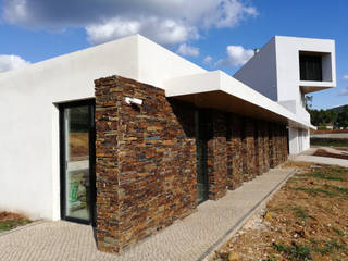 Casa Melo, Paulo Rodrigues - Arquitetura, Lda. Paulo Rodrigues - Arquitetura, Lda. Nowoczesne domy