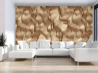 Elegante Tapeten, Mowade Mowade Eclectische muren & vloeren Amber / Goud