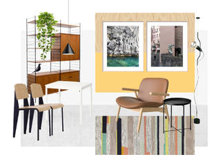 Home Suite Home, Alcaria, Interior Design Alcaria, Interior Design モダンデザインの リビング