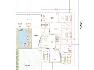 Architectural Plan Of Farm House, 24KT INTERIORS 24KT INTERIORS