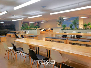 Comedor Prosegur, Tesla Ingenieros Tesla Ingenieros Modern dining room