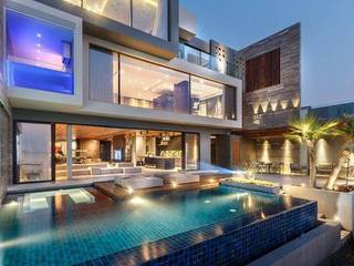 Luxury modern villa design in Dubai, UAE, Luxe design Luxe design Swimming pond