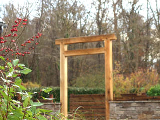 Entre 2 forets - Pacy sur Eure, Céline Bertin - Créatrice d'Ambiances Extérieures Céline Bertin - Créatrice d'Ambiances Extérieures Rustic style gardens