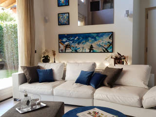Living Hillier - Restyling, viemme61 viemme61 Modern Living Room White