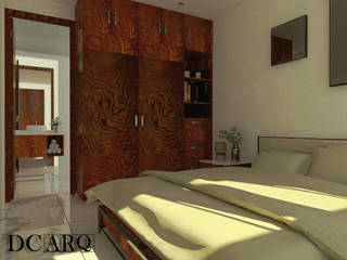 Casa MG, DCArquitectura DCArquitectura Small bedroom Wood Wood effect