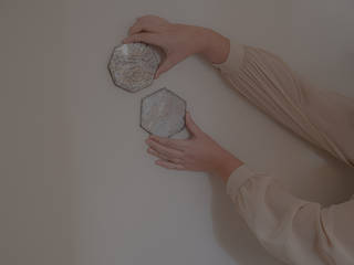 Conjunto de 6 Hexágonos, Ana Dominguez Ceramics Ana Dominguez Ceramics Mais espaços Cerâmica