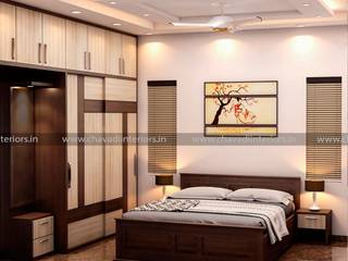 Marvin Project, Chavadi Interiors Chavadi Interiors Phòng ngủ phong cách châu Á Ván ép