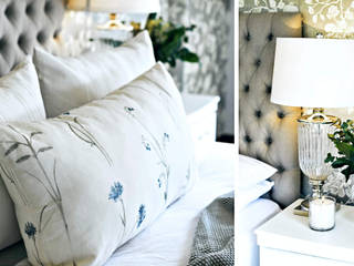 Country Inspired Master Bedroom, Joseph Avnon Interiors Joseph Avnon Interiors Klassische Schlafzimmer