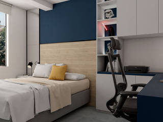 HOME OFFICE, Arqessence Arqessence Chambre moderne