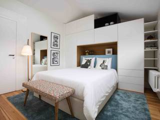 Destilaria Residence | Suite, Boa Safra Boa Safra Modern style bedroom MDF