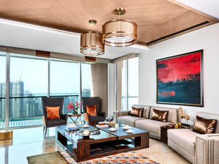 Sky Villa, Rakeshh Jeswaani Interior Architects Rakeshh Jeswaani Interior Architects Eclectic style living room