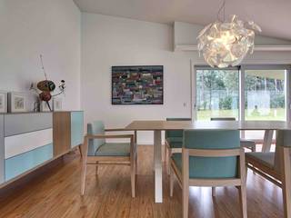 Viana|Projecto Sala Estar e Jantar, Boa Safra Boa Safra Dining room Solid Wood Multicolored