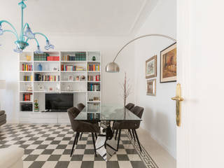 Ristrutturazione appartamento di 95mq a Roma, Tuscolana, Facile Ristrutturare Facile Ristrutturare Living room