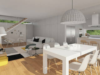 Youth Living, Casas com design Casas com design Scandinavian style dining room