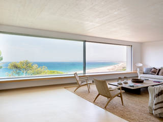 PROYECTO AT, ÁBATON Arquitectura ÁBATON Arquitectura Mediterranean style living room