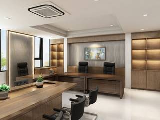 Office interior design and construction Person Life - Nam Tu Liem - Hanoi, Anviethouse Anviethouse Ticari alanlar Kontraplak