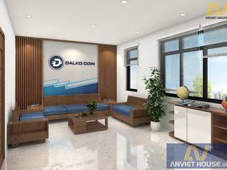 Office interior design and construction of Danko Group - Hanoi, Anviethouse Anviethouse Ticari alanlar Ahşap Ahşap rengi