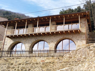 Camping "Cabanyes entre Valls", Volums-estudi arquitectura Volums-estudi arquitectura Maisons modernes