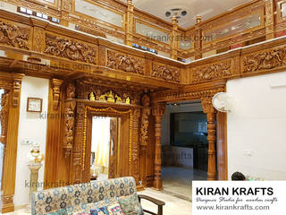 Pooja Door, Kiran Enterprises Kiran Enterprises Stairs Wood Wood effect