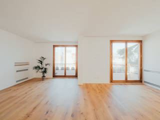CASA JARDÍN, GOS ARCH·LAB GOS ARCH·LAB Scandinavian style living room Wood Wood effect