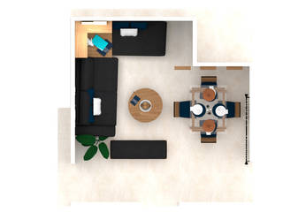 Proyecto Olga y Diego, Diseñar Group Diseñar Group Eclectic style living room