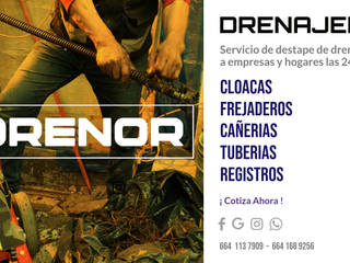 Destape de Drenajes, DRENOR DRENAJES DEL NOROESTE DRENOR DRENAJES DEL NOROESTE 商業空間 合板（チップボード）