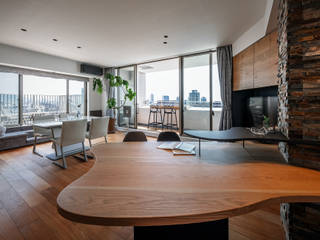 2ndリビングのある家 Re:, 株式会社seki.design 株式会社seki.design Modern living room