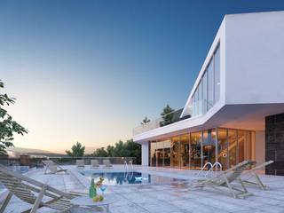 The hills villa, Matrium and Partners Matrium and Partners Piscinas de estilo moderno