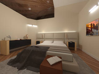 Bedroom Grumello del Monte, BUM Interiors BUM Interiors Kamar Tidur Modern