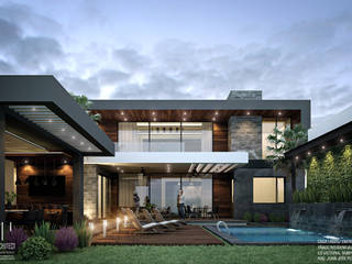 CASA RESIDENCIAL LOS LAGOS , Juan Pedraza Arquitecto Juan Pedraza Arquitecto Modern home Concrete