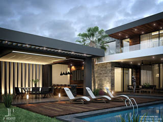 CASA RESIDENCIAL LOS LAGOS , Juan Pedraza Arquitecto Juan Pedraza Arquitecto Modern home Concrete