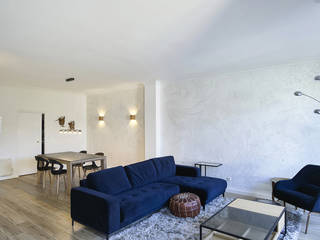 Maison N.M., Ophélie Dohy architecte d'intérieur Ophélie Dohy architecte d'intérieur Salas de estilo minimalista