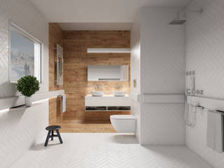 Profilo Smart il bagno , Profilo Smart Ltd Profilo Smart Ltd Kamar Mandi Modern Aluminium/Seng