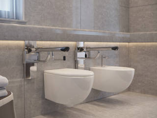 Profilo Smart per la sanità, Profilo Smart Ltd Profilo Smart Ltd Modern style bathrooms Aluminium/Zinc