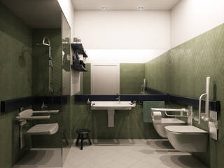 Profilo Smart per la sanità, Profilo Smart Ltd Profilo Smart Ltd Modern style bathrooms Aluminium/Zinc