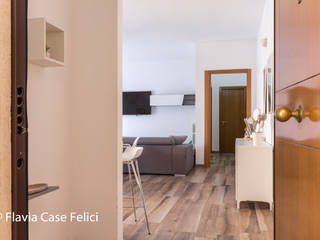 Spazi open e ambienti intimi, Flavia Case Felici Flavia Case Felici 现代客厅設計點子、靈感 & 圖片