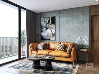 ECO GREEN - Thiết kế nội thất cá tính từ sự tối giản, SHINE DESIGN SHINE DESIGN Гостиная в стиле модерн